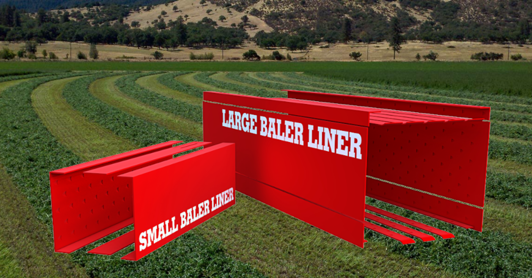 Large Baler Bale Skiis